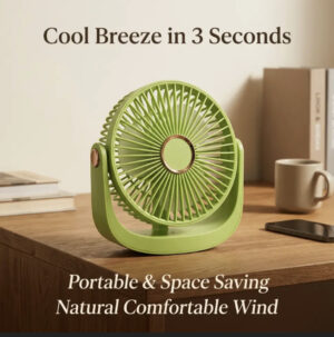 5565332C-17DA-42FE-B21D-5483047245F7 Ultra quiet Rechargeable Desktop fan