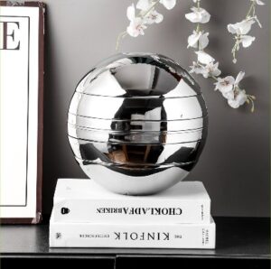 2026/10/Screenshot2026-10-182.03.44PM.jpg 304 Stainless steel spherical bowl and plate set, seven-piece set, Artistic sphere ornaments glossy bowl, double-layer anti-scald gift box